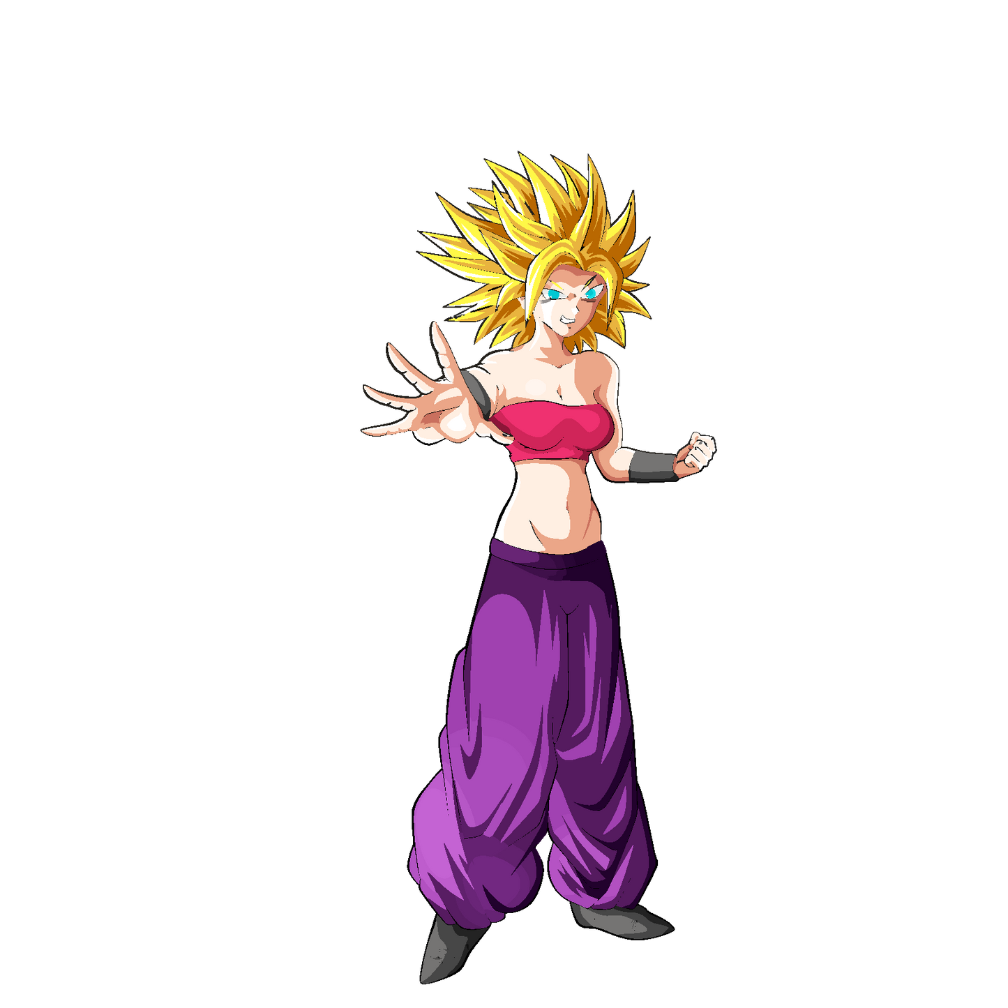 Caulifla (Dragon Ball) - Decals Sticker Graphic - Auto, Wall, Laptop, Cell, Truck Sticker for Windows, Cars, Trucks