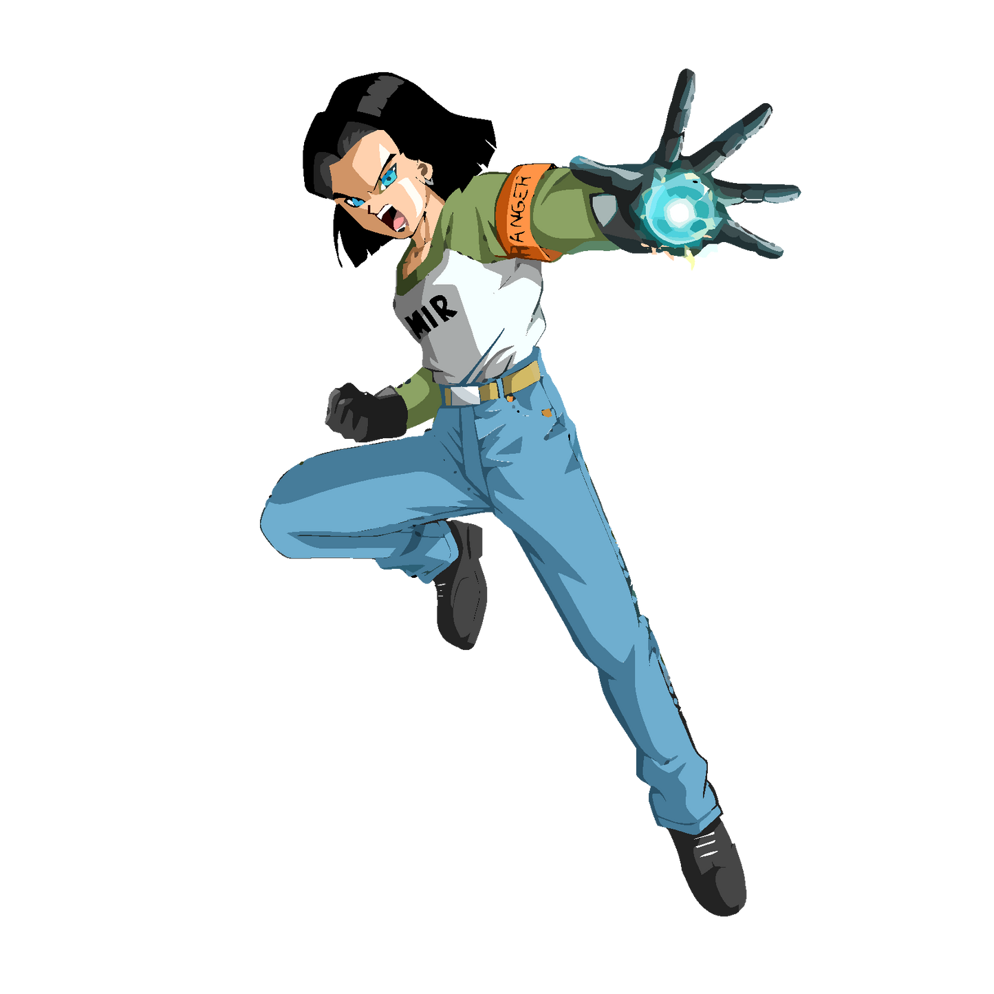 Lapis (Android 17)   - Decals Sticker Graphic - Auto, Wall, Laptop, Cell, Truck Sticker for Windows, Cars, Trucks