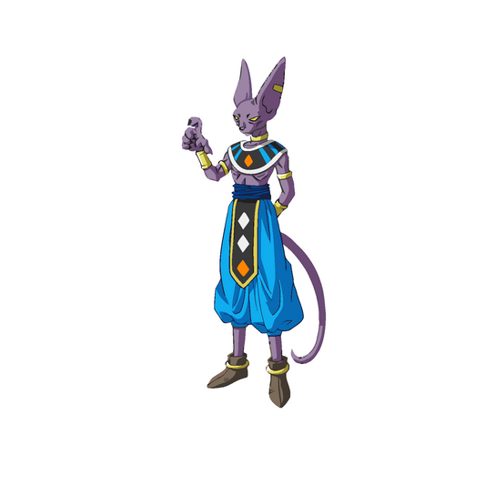 purple Beerus    - Decals Sticker Graphic - Auto, Wall, Laptop, Cell, Truck Sticker for Windows, Cars, Trucks