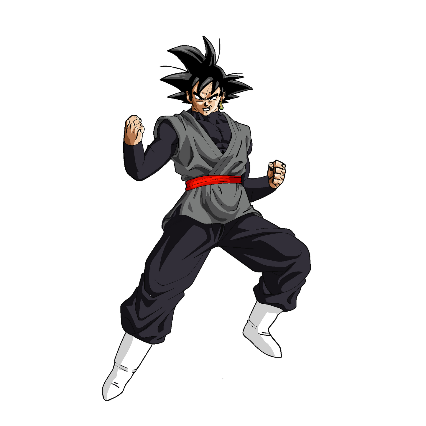 Black Goku   - Decals Sticker Graphic - Auto, Wall, Laptop, Cell, Truck Sticker for Windows, Cars, Trucks