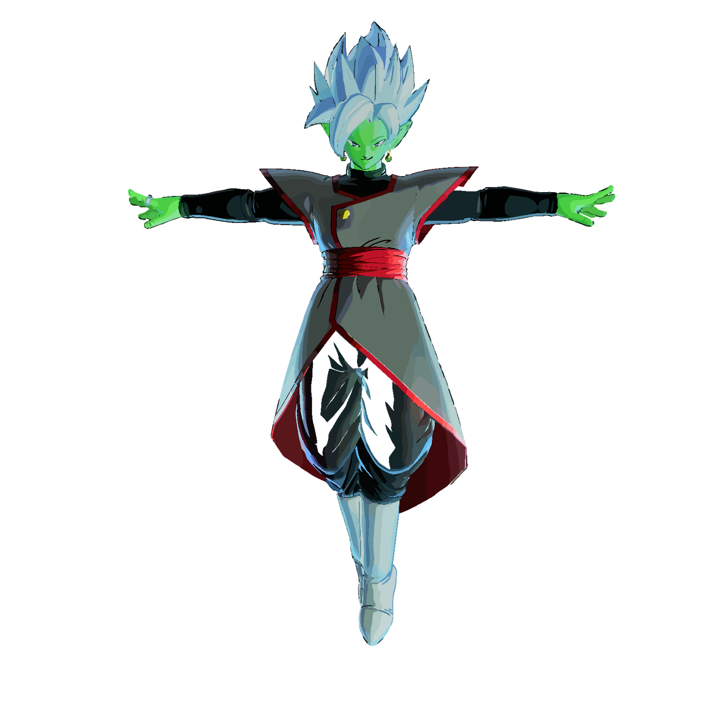 Zamasu Fusion- Decals Sticker Graphic - Auto, Wall, Laptop, Cell, Truck Sticker for Windows, Cars, Trucks