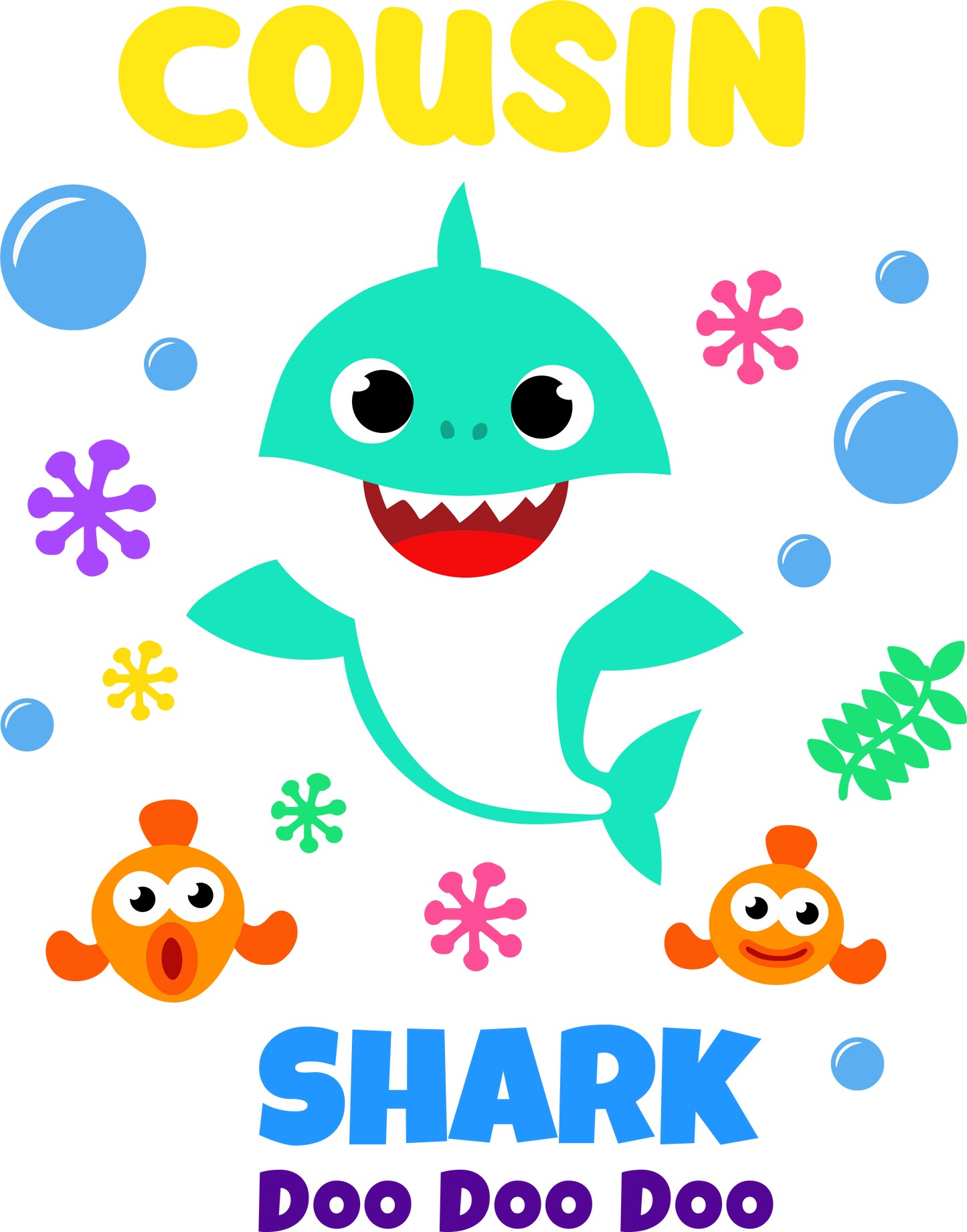 Green Cousin shark boy - Decals Sticker Graphic - Auto, Wall, Laptop, Cell, Truck Sticker for Windows, Cars, Trucks