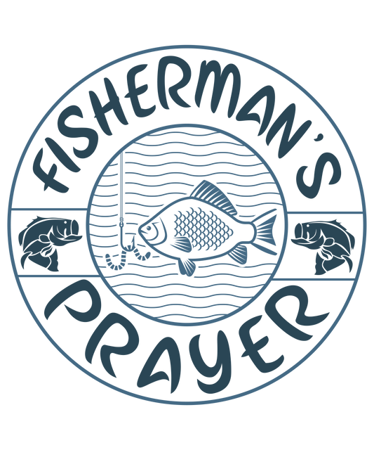 Fisherman's Prayer -  Decals Sticker Graphic - Auto, Wall, Laptop, Cell, Truck Sticker for Windows, Cars, Trucks
