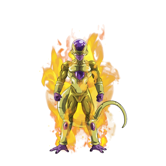 powerful Golden Freezer   - Decals Sticker Graphic - Auto, Wall, Laptop, Cell, Truck Sticker for Windows, Cars, Trucks