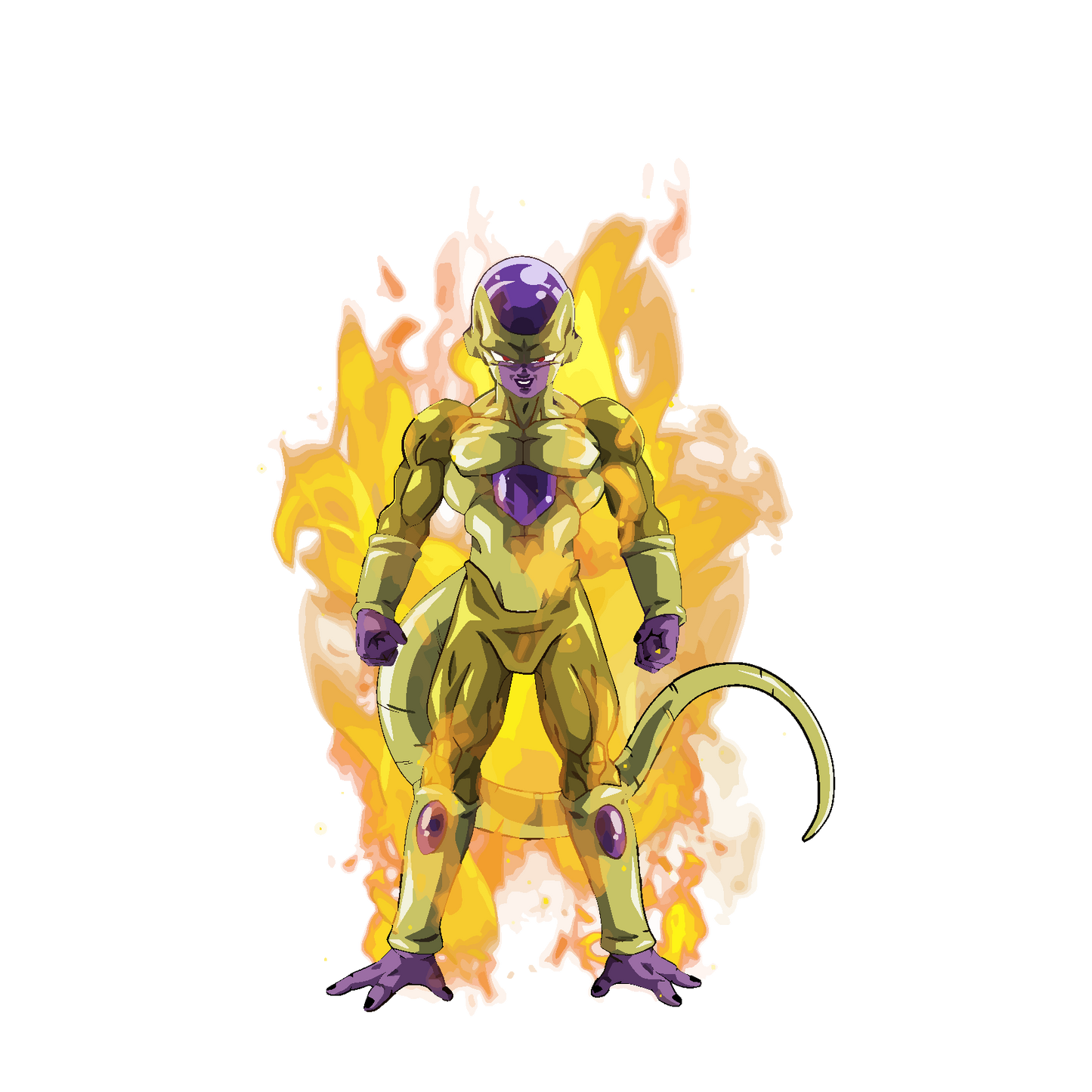powerful Golden Freezer   - Decals Sticker Graphic - Auto, Wall, Laptop, Cell, Truck Sticker for Windows, Cars, Trucks