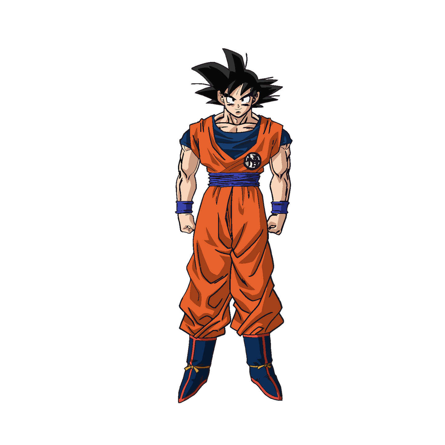 angry  Goku - Decals Sticker Graphic - Auto, Wall, Laptop, Cell, Truck Sticker for Windows, Cars, Trucks