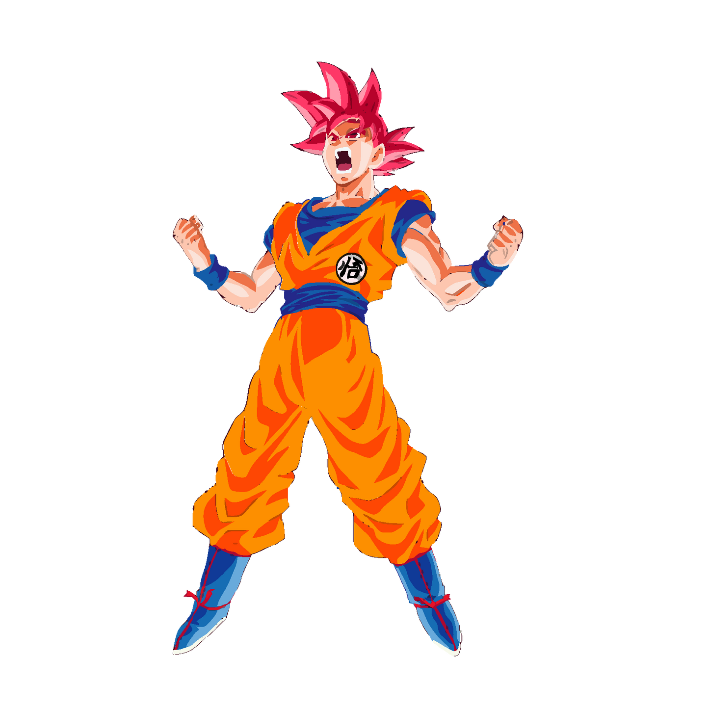 Goku's Power  - Decals Sticker Graphic - Auto, Wall, Laptop, Cell, Truck Sticker for Windows, Cars, Trucks