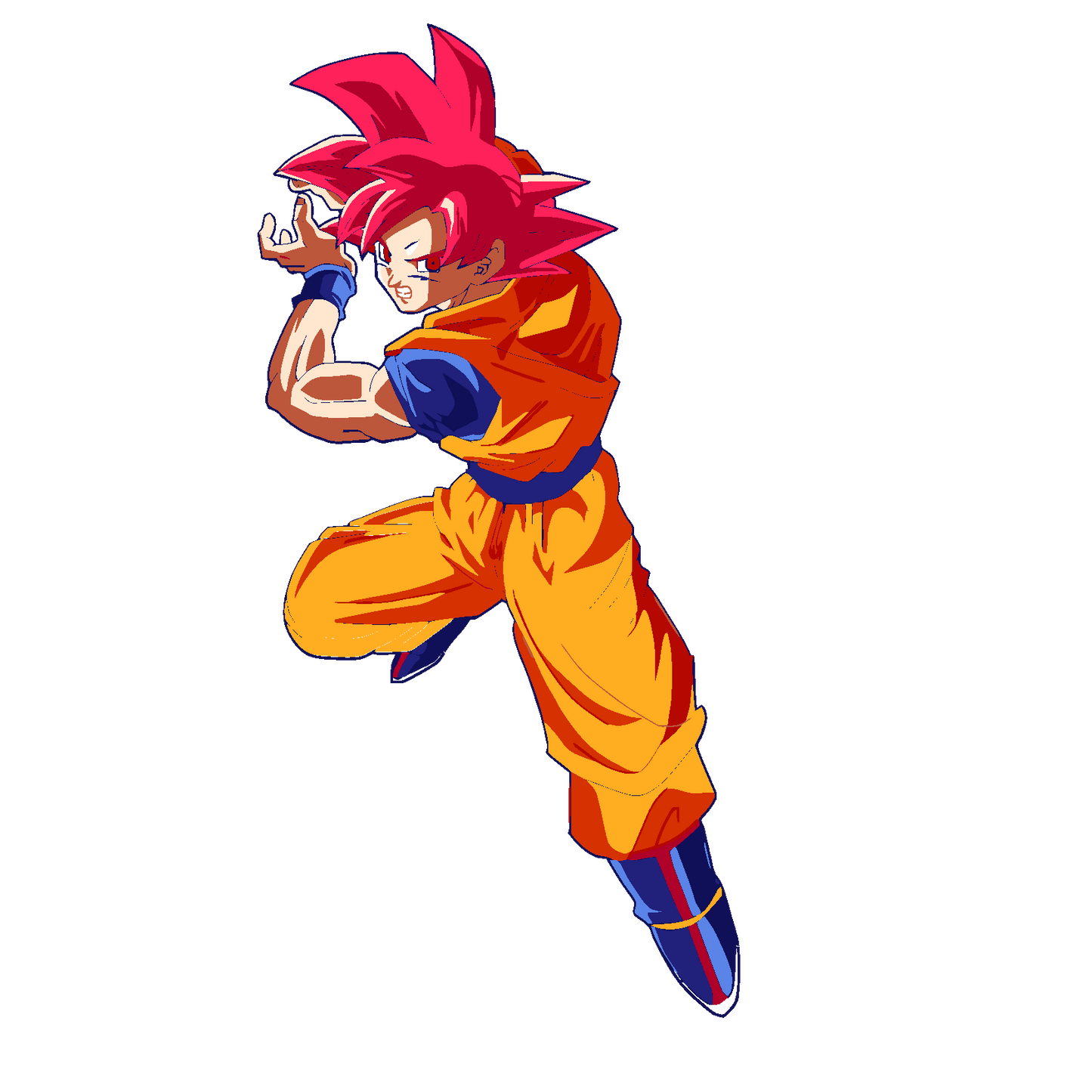 Son Goku - Decals Sticker Graphic - Auto, Wall, Laptop, Cell, Truck Sticker for Windows, Cars, Trucks
