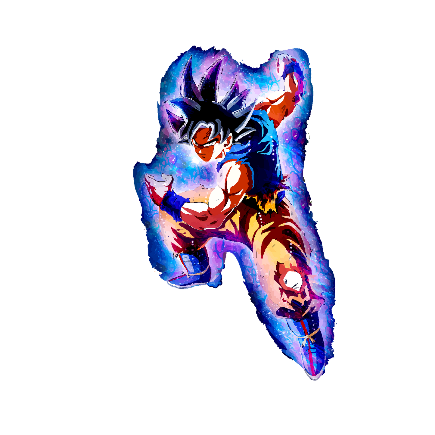 Most powerful Goku  - Decals Sticker Graphic - Auto, Wall, Laptop, Cell, Truck Sticker for Windows, Cars, Trucks