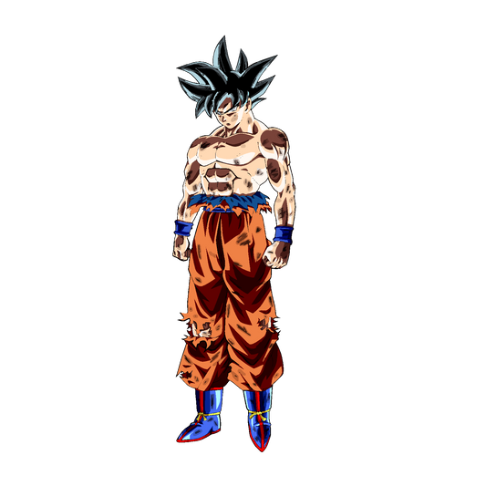Goku ultra instinct  self control - Decals Sticker Graphic - Auto, Wall, Laptop, Cell, Truck Sticker for Windows, Cars, Trucks