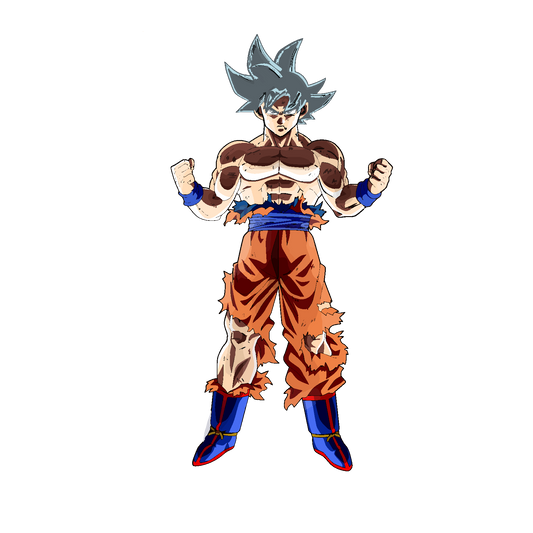 Mastered Ultra Instinct Goku - Decals Sticker Graphic - Auto, Wall, Laptop, Cell, Truck Sticker for Windows, Cars, Trucks