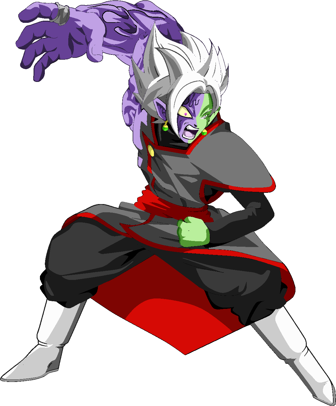Fused Zamasu   - Decals Sticker Graphic - Auto, Wall, Laptop, Cell, Truck Sticker for Windows, Cars, Trucks