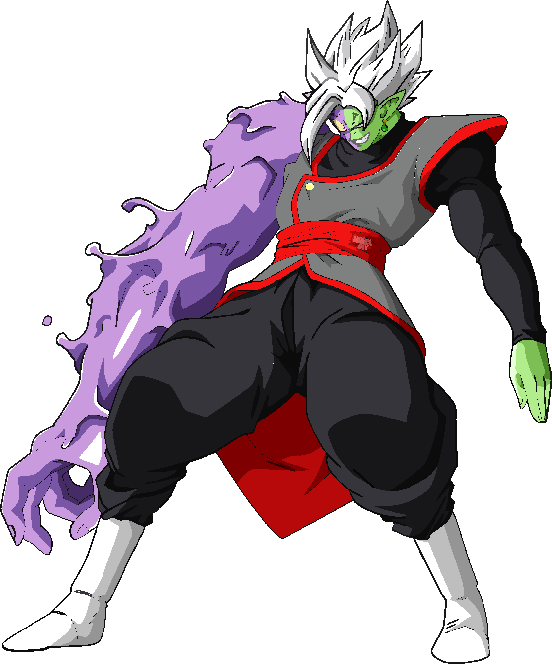 strong  Merged Zamasu   - Decals Sticker Graphic - Auto, Wall, Laptop, Cell, Truck Sticker for Windows, Cars, Trucks